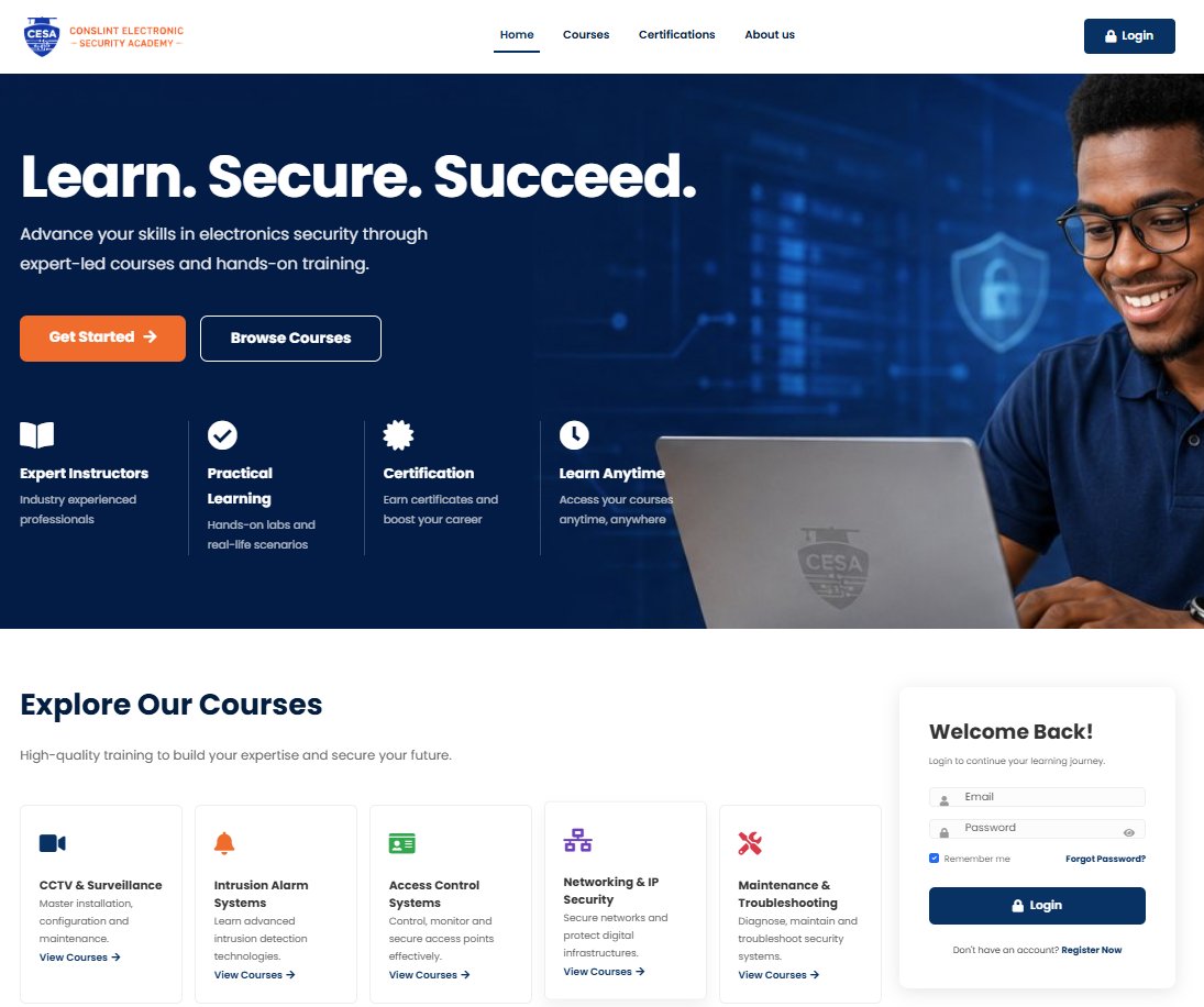 Conslint Electronic Security Academy Preview