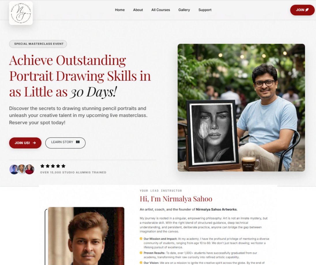 Nirmalya Sahoo Portal Preview