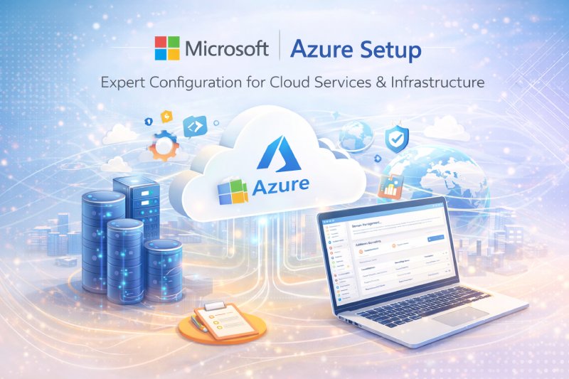 Microsoft Azure Setup Services, VM, Storage, DNS, App Deployment, Security, Fast & Professional