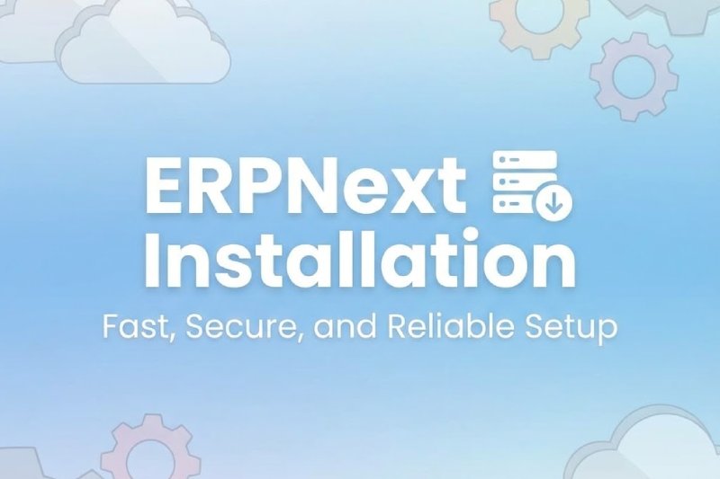 ERPNext Installation Services, Professional ERP Setup, Fast & Affordable