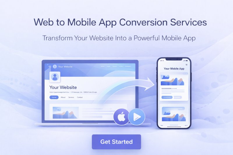 Web to Mobile App Conversion Services, Convert Your Website into Mobile App, Fast & Affordable