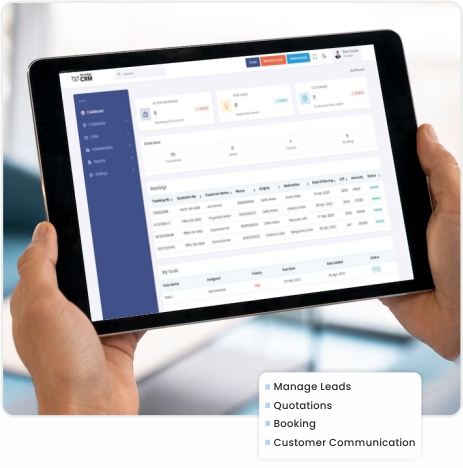 Nynedge Relocate CRM software for packers and movers business management